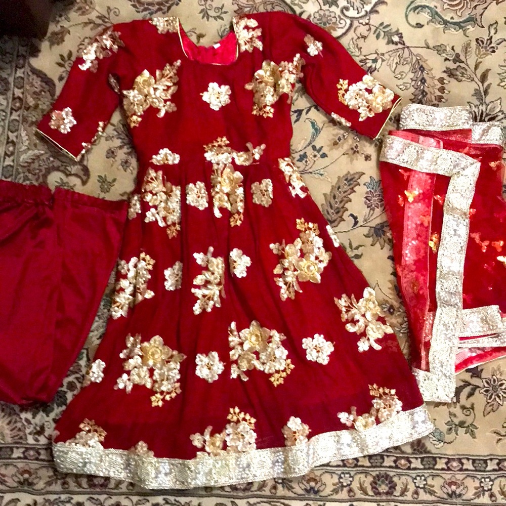 Girls pajami suit party wear Bollywood style